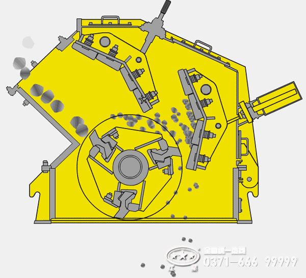 反击式破碎机工作原理